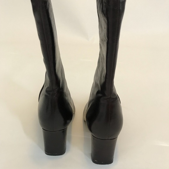 Nine west chocolate brown boots size 6.5 - Picture 2 of 6